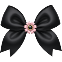 Blackflowerbow Emoji