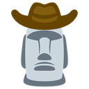 moyai_cowboy Discord Emoji