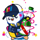 champagne_pengu Emoji
