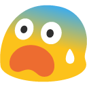 HorrifiedBlob Emoji