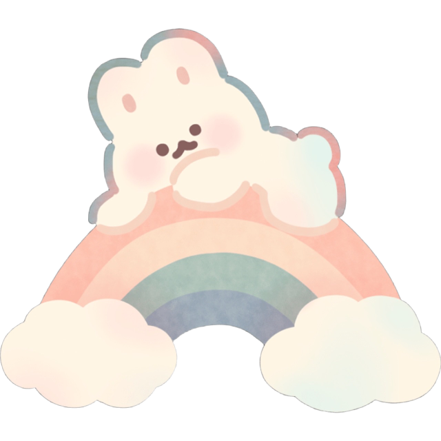 SoftBunnyRainbow Emoji