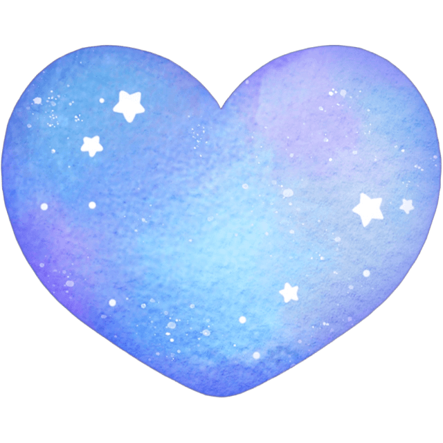 GalaxyHeartBlue Emoji