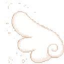 leftanglewinggoldandwhite Emoji