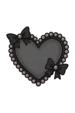 Blackpearlbowheart Emoji