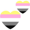 TwoQueerplatonicHearts Emoji