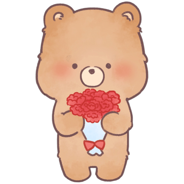 VBBearAndBouquet Emoji