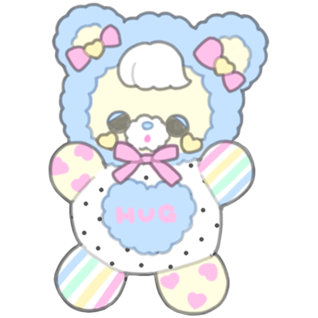 PastelBearHug Emoji