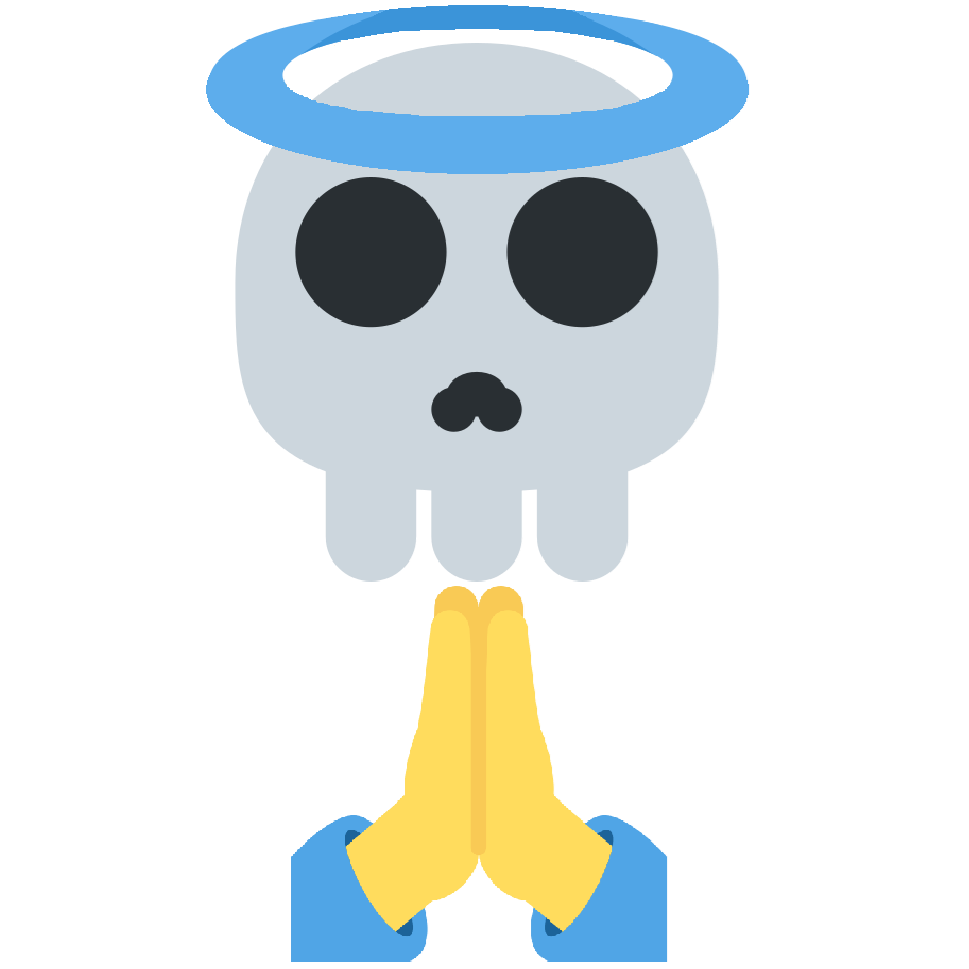 SkullPray Emoji