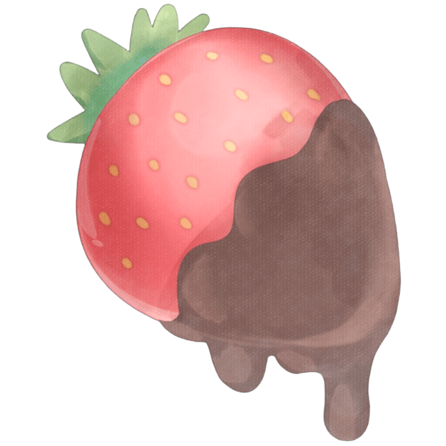 ValentineChocolateStrawberry Emoji