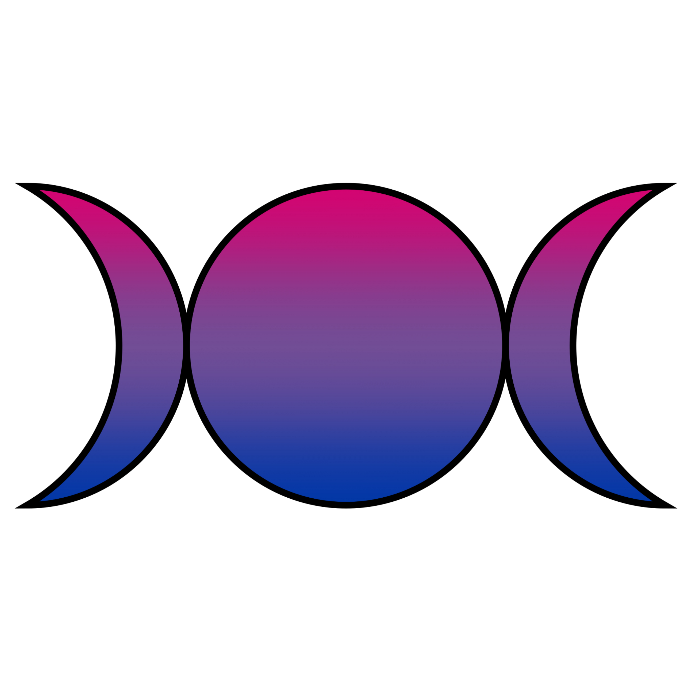Triple_Moon_Bisexual Emoji