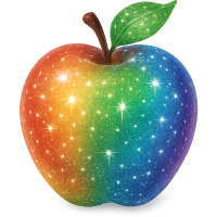 Rainbowsparklingapple Emoji