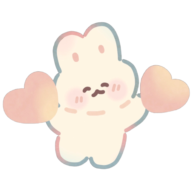 SoftBunnyDualHearts Emoji