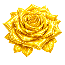 3dyellowshinyrose Emoji