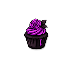 Pinkpurplerosecupcake Emoji