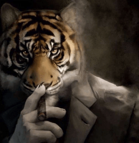 Smoketiger Emoji