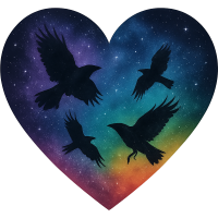 Rainbownightskywithdarkravens Emoji