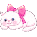 whitekittypinkbow Emoji