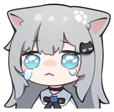 CatgirlCry Emoji