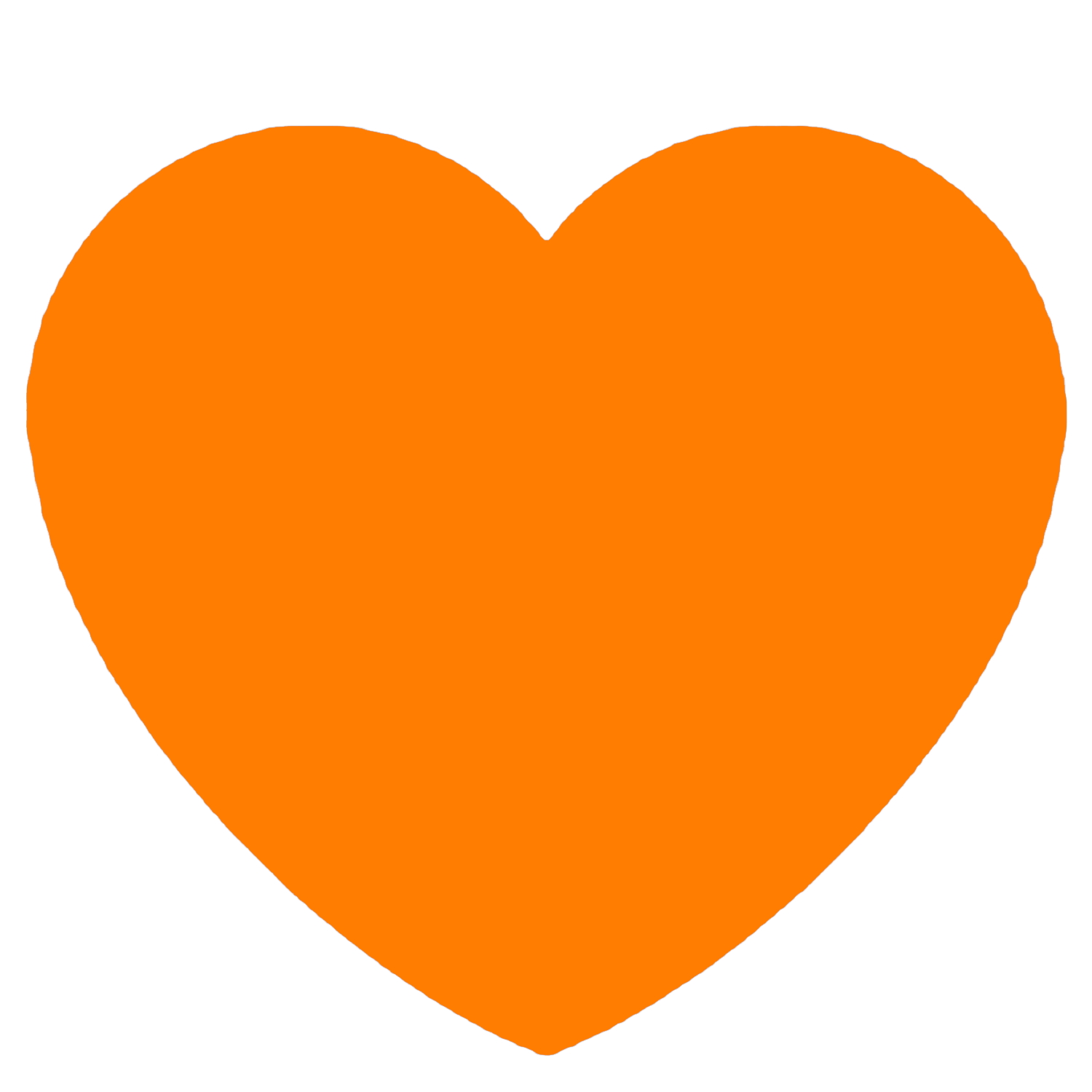 Orange_Heart Emoji