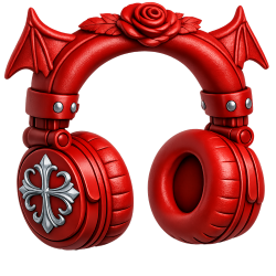 Redgothicheadphones Emoji