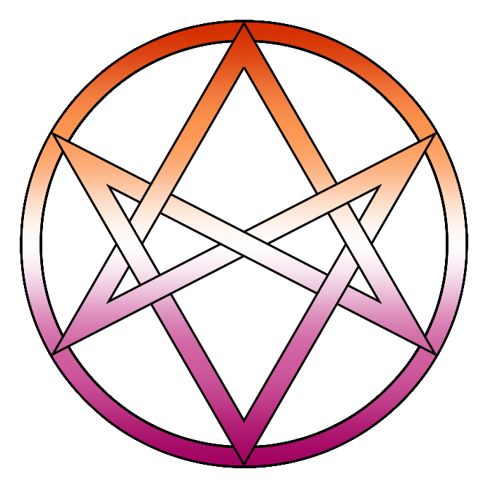 hexagram_lesbian Emoji