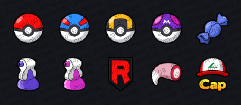 Pokemon Icons/Badges Emoji