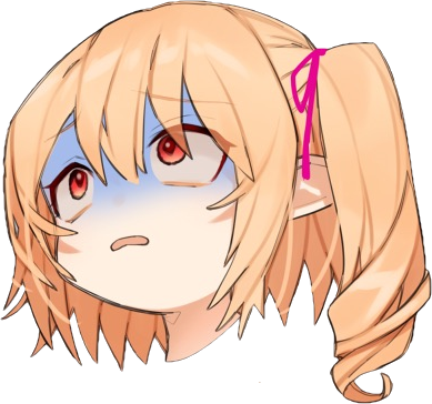 Flandre_scared Sticker