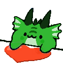 Green_Drac_Heart Emoji