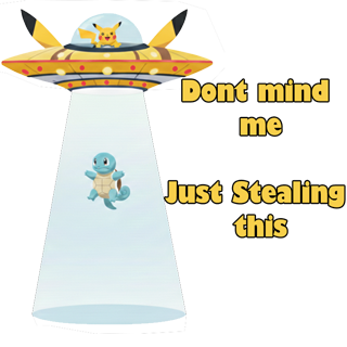 pikaaliensteal Sticker