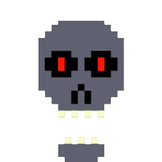 sanit6yskull Sticker