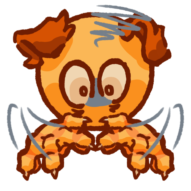 clawing Discord Sticker