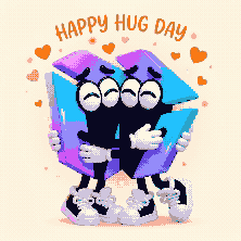 IDX_hug_day_3006 Sticker