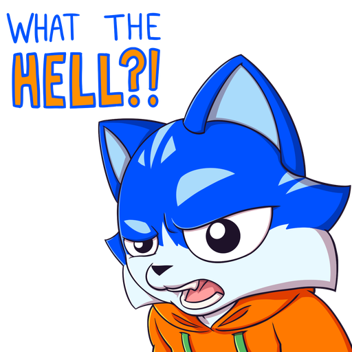 toshi_what_the_hell Sticker