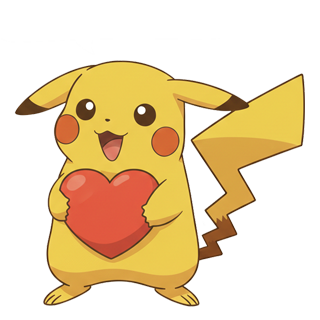 pikaheart Sticker