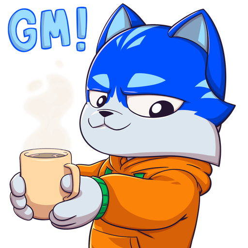 toshi_gm_coffee Sticker