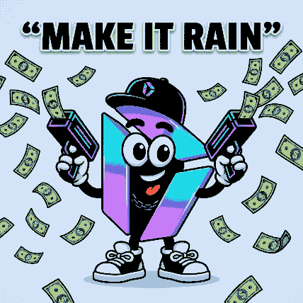 IDX_make_it_rain_2001 Sticker