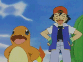 Ash_Charmander_Laugh Sticker