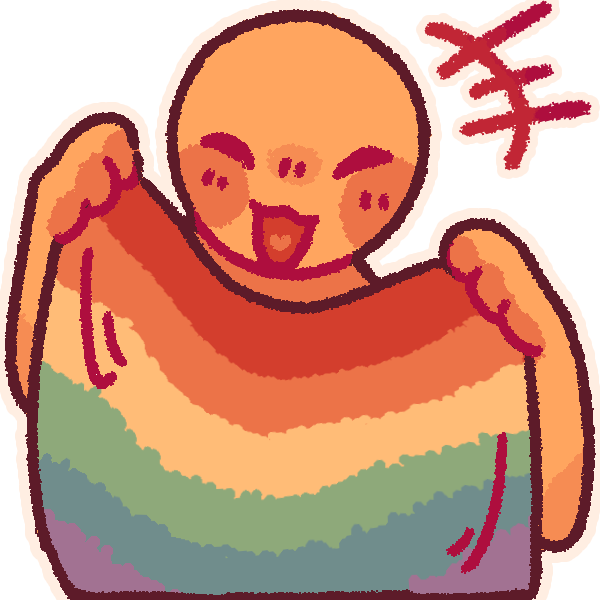 gay_flag_happy Sticker