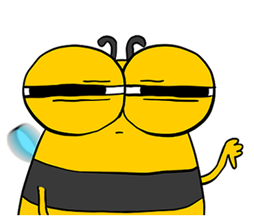 thumbs_down_bee Sticker