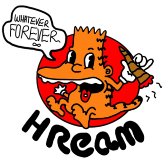 WhateverForeverHREAM Sticker