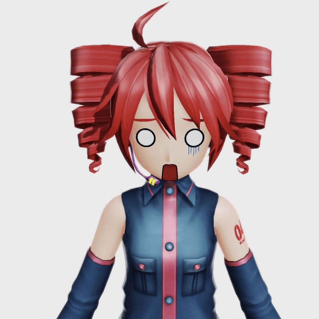 KasaneTeto_ShockedScared Sticker