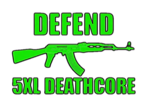 Defend5XLDeathcore Sticker