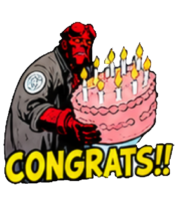 congrats Sticker
