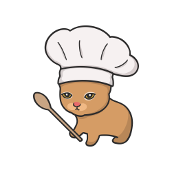 Littlechefcatmemesticker Sticker