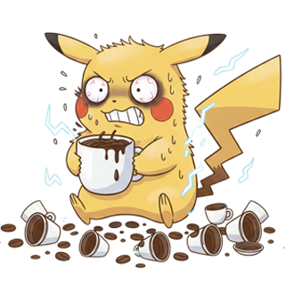 pikacoffee Sticker