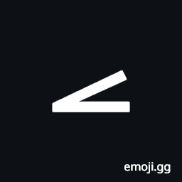 Acute Angle Symbol