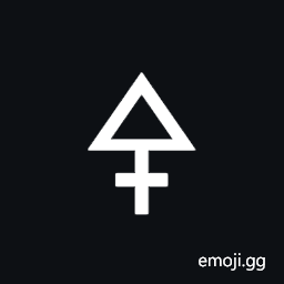 Alchemical Symbol for Sulfur Symbol