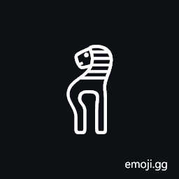 Anatolian Hieroglyph A123 Symbol