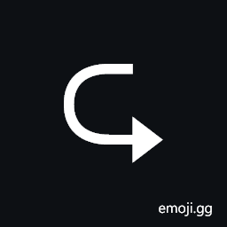 Anticlockwise Triangle-Headed Left U-Shaped Arrow Symbol
