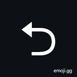 Anticlockwise Triangle-Headed Right U-Shaped Arrow Symbol